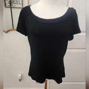 St John Classic Black Women's Top